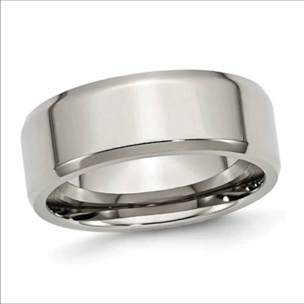 Titanium Plated Stainless Steel Ring